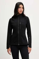 Bluzy damskie - Rossignol bluza sportowa GENETYS damska kolor czarny gładka RLNWJ17 - miniaturka - grafika 1