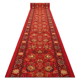 CHODNIK PODGUMOWANY TRADYCJA czerwony 110cm, 110x560 cm - Dywany - miniaturka - grafika 1