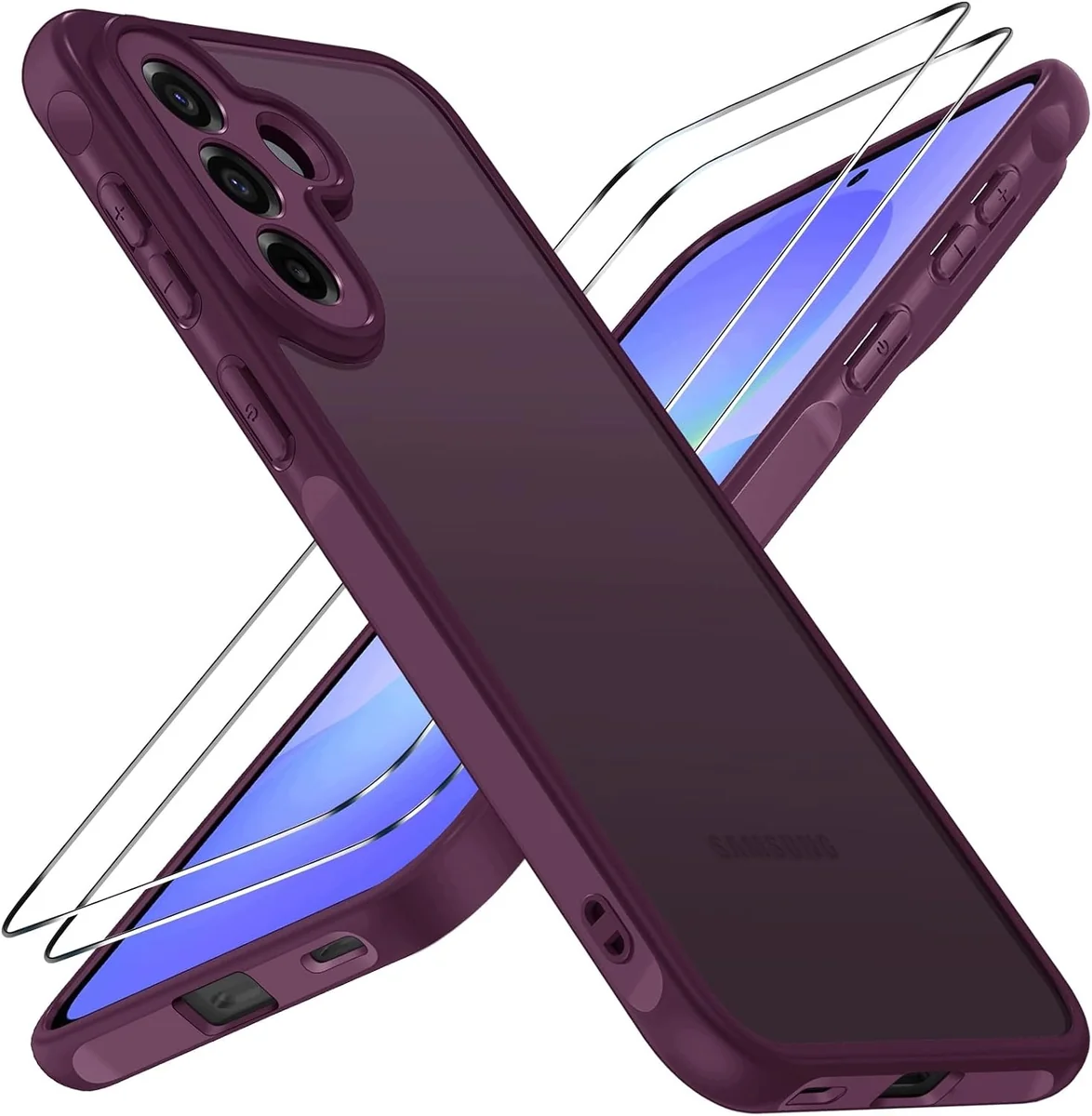 ETUI TELEFONU MATOWE PRZEZROCZYSTE ETUI OCHRONNE WINO ODPORNE WZMOCNIONE