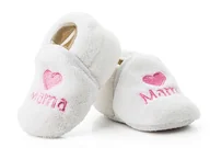 Buty dla dziewczynek - Ciepłe buciki niemowlęce dla dziewczynki 6-12 m. - miniaturka - grafika 1