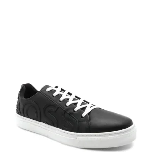 BOSS Kidswear Skórzane trampki - Buty dla chłopców - miniaturka - grafika 1