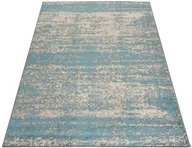 Dywany - Ciemnoturkusowy dywan przecierany pokojowy W0-P08 - miniaturka - grafika 1