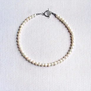 LUX. kolia - perły naturalne - naszyjnik - Naszyjniki - miniaturka - grafika 1