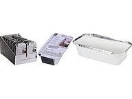 Formy do ciast - Komplet 6 foremek aluminiowych do pieczenia z pokrywą 20x11xh5cm - miniaturka - grafika 1