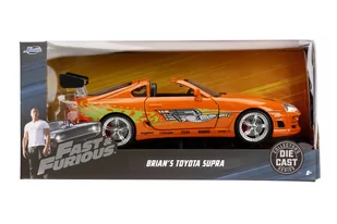 Dickie Toys Auto Fast&amp;Furious Szybcy i wściekli Toyota Supra 1995 1:24 - Samochody i pojazdy dla dzieci - miniaturka - grafika 2