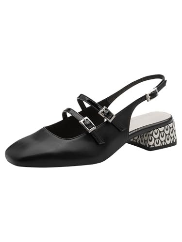 Tamaris Damskie czółenka Sling 1-29510-44, Black Comb, 39 EU