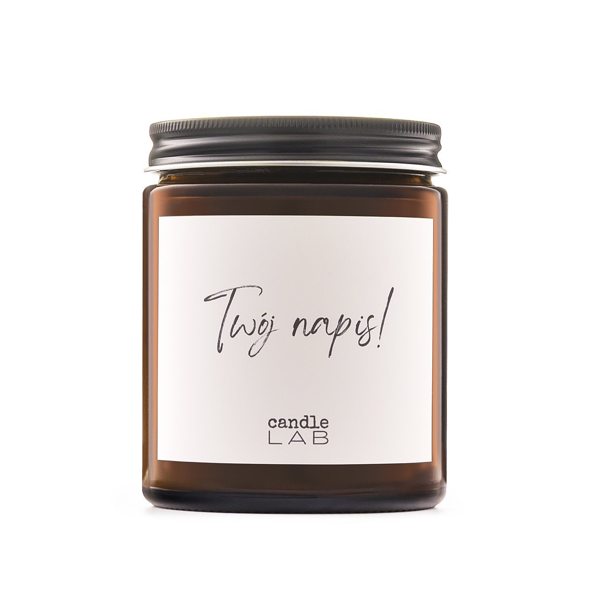 Świeca zapachowa candleLAB z Twoim napisem! Spicy Tangerine