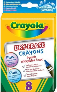 Crayola CRAYOLA Kredki Świecowe Ścieralne - 98-5200 - Przybory szkolne - miniaturka - grafika 1