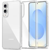 Etui i futerały do telefonów - Etui TECH-PROTECT FlexAir Hybrid do Samsung Galaxy S25 Edge Przezroczysty - miniaturka - grafika 1