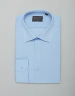 Koszule męskie - koszula fabrizia 00412 długi rękaw niebieski slim fit - miniaturka - grafika 1