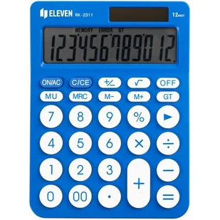 Kalkulator ELEVEN RK-2311BL Zasilanie bateryjno-słoneczne, 4 pamięci - Kalkulatory - miniaturka - grafika 1