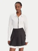 Koszule damskie - KARL LAGERFELD Koszula B1W17078 Biały Regular Fit - miniaturka - grafika 1