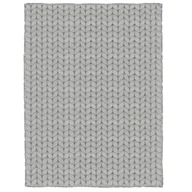 Narzuty - Koc Montana jodełka szary 150 x 200 cm - miniaturka - grafika 1