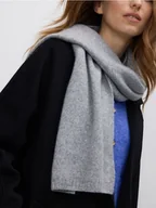 Czapki damskie - Reserved - Szalik z domieszką kaszmiru - ciemnoszary - miniaturka - grafika 1