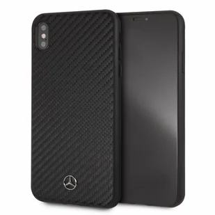 Mercedes Benz Hard Case do iPhone XS Max czarny/Dynamic MEHCI65SRCFBK - Etui i futerały do telefonów - miniaturka - grafika 1