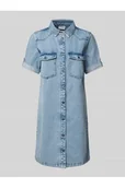 Sukienki - Sukienka jeansowa z rękawem o dł. 1/2 model NEW SIGNE - Noisy May - miniaturka - grafika 1