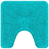 Dywaniki łazienkowe - vidaXL Turkusowy Mikrofibra Dywanik łazienkowy Okrągły Nowoczesny - miniaturka - grafika 1