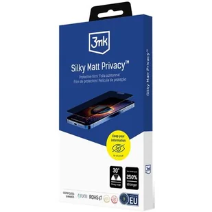 Folia ochronna 3MK Silky Matt Privacy do Apple iPhone 16e - Folie ochronne do telefonów - miniaturka - grafika 1