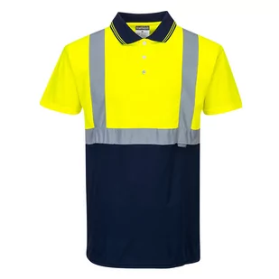 koszulka ostrzegawcza polo Żółty Granat XL - Odzież robocza - miniaturka - grafika 1