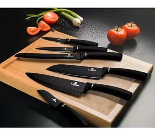Berlingerhaus Zestaw noży bh-2565 black silver w stojaku BH-2565 Kinghoff - Noże kuchenne - miniaturka - grafika 7