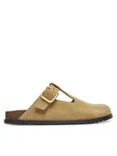 Klapki i japonki damskie - Gino Rossi Klapki EMERY-199 Beżowy - miniaturka - grafika 1