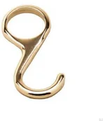 Wieszaki i stojaki - Hak do rury 6K Mosiężny Polerowany - miniaturka - grafika 1