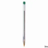 Długopisy - BIC Długopis jednorazowy Cristal zielony DL.058.210/4 - miniaturka - grafika 1