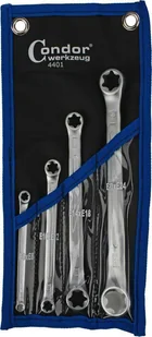 Condor Werkzeug Klucze oczkowe Torx E6-E24, 4 szt. C.4401 - Klucze i nasadki - miniaturka - grafika 1