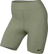 Spodenki damskie - Nike DV7797-386 W NSW NK CLSC HR 8IN Krótkie spodenki Damskie Olej Zielony/Czarny Rozmiar S-S - miniaturka - grafika 1