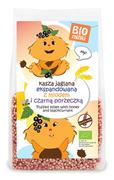 Dodatki do kaszek - BIOMINKI (przekąski dla dzieci) KASZA JAGLANA EKSPANDOWANA Z MIODEM I CZARNĄ PORZECZKĄ BEZGLUTENOWA BIO 170 g - BIOMINKI BP-5907738152726 - miniaturka - grafika 1