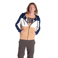 Bluzy sportowe męskie - Męska bluza z kapturem i zamkiem błyskawicznym na całej długości Earth Tones - miniaturka - grafika 1