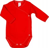Body dla niemowląt - Body KOPERTOWE polskie CZERWONE r 56 KLEKLE - miniaturka - grafika 1