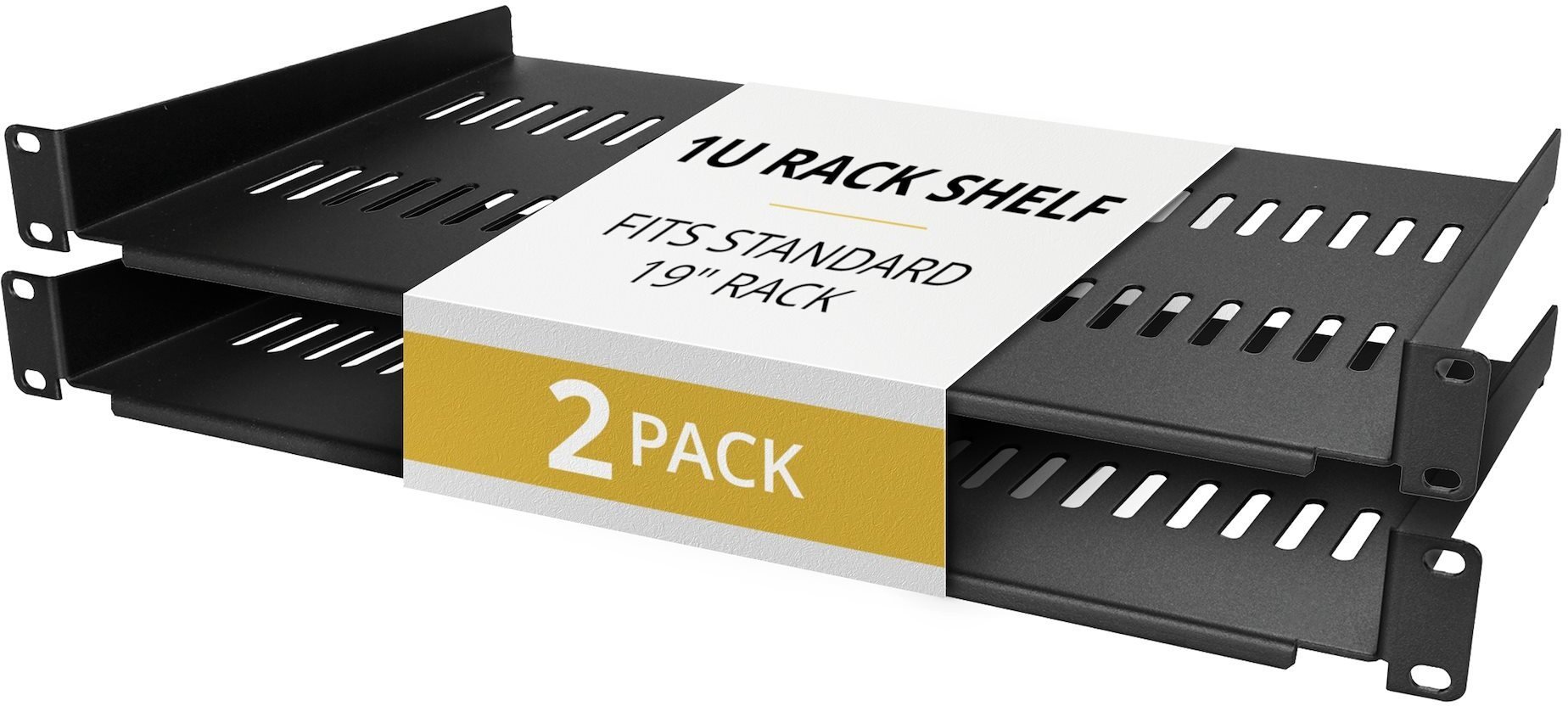 StarTech 2-Pack 1U server rack shelf CABSHELFV1U-2PK