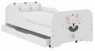 Łóżeczka i kojce - Łóżko dziecięce MIKI 160x80 MYSZKA SAFARI - miniaturka - grafika 1