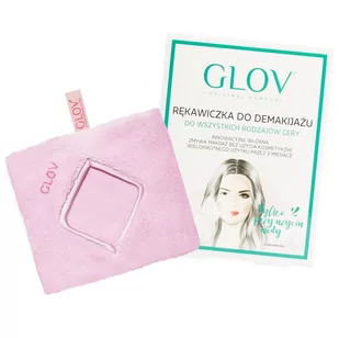GLOV Rękawica do demakijażu cery mieszanej GLOV Comfort - Cozy Rosie - Akcesoria do oczyszczania twarzy - miniaturka - grafika 1