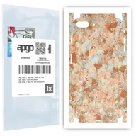 Szkła hartowane na telefon - Folia naklejka skórka strukturalna na TYŁ+BOKI do Apple iPhone 8 Plus -  Kamień Piaskowiec - apgo SKINS - miniaturka - grafika 1