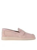 Mokasyny damskie - Gino Rossi Mokasyny ELIA-E25-26281 Różowy - miniaturka - grafika 1