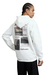 TRENDYOL MAN BLUZA MĘSKA Z KAPTUREM BIAŁA Z NADRUKIEM NA PLECACH L 5DA - Bluzy męskie TRENDYOL MAN BLUZA MĘSKA Z KAPTUREM BIAŁA Z NADRUKIEM NA PLECACH L 5DA - Bluzy męskie - miniaturka - grafika 1