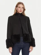 Kurtki damskie - Rinascimento Kurtka przejściowa CFC0125791003 Czarny Regular Fit - miniaturka - grafika 1