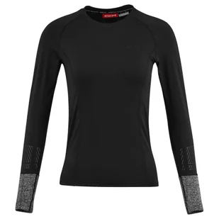 Koszulka damska CCM Wrist Cut Protection LS with Ventilation Black S - Koszulki sportowe damskie - miniaturka - grafika 1