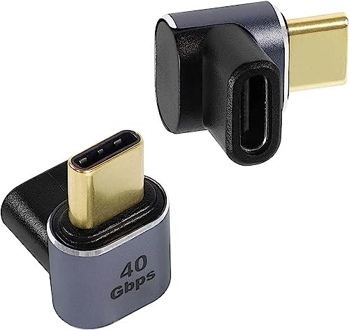 Adapter PremiumCord USB-C na USB-C, USB 4.0, kątowy 90°