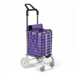 Składany wózek na zakupy, nośność 30 kg - Torby i wózki na zakupy - miniaturka - grafika 2