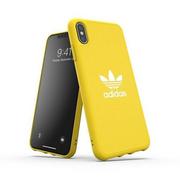 Etui i futerały do telefonów - Adidas Moulded Case CANVAS iPhone Xs Max żółty/yellow 34965 - miniaturka - grafika 1