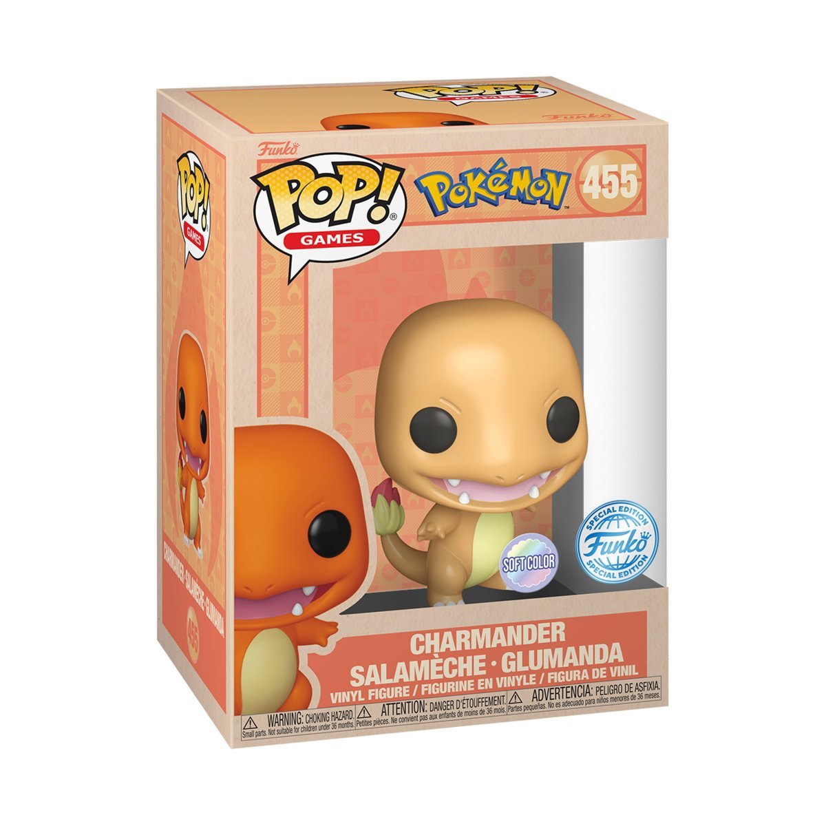 Funko POP!, figurka kolekcjonerska Games: Pokemon- Charmander(SftClr)