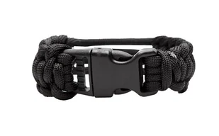 Mil-Tec Bransoletka Wielofunkcyjna Paracord Czarna - L - Bransoletki - miniaturka - grafika 1