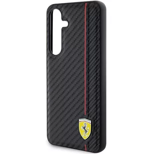 Ferrari FEHCS24SN3DUR S24 S921 czarny/black hardcase Carbon Printed Line - Etui i futerały do telefonów - miniaturka - grafika 4