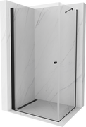 Kabiny prysznicowe - Mexen Pretoria kabina prysznicowa uchylna 90x120 cm, transparent, czarna - 852-090-120-70-00 - miniaturka - grafika 1