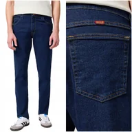 Spodnie męskie - Wrangler Rustler Męskie dżinsy spodnie jeansowe Proste W32 L32 - miniaturka - grafika 1