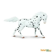 Figurki dla dzieci - Safari Ltd 152905 Koń Knabstrupper 18x9,5cm - miniaturka - grafika 1