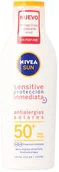 Balsamy i kremy do opalania - Mleczko przeciwsłoneczny Nivea Sun Sensitive SPF50+ Milk 200 ml (4005900613264) - miniaturka - grafika 1